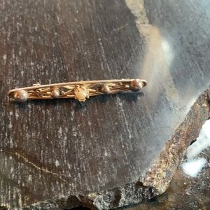 Antique Pearl Bar Pin🌺